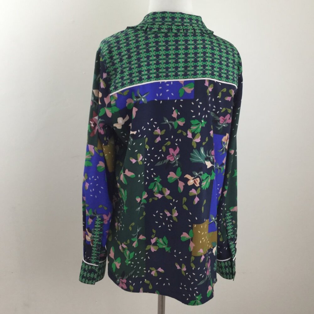 Cabi Floral Mixed Print Shirt m - Picture 5 of 10